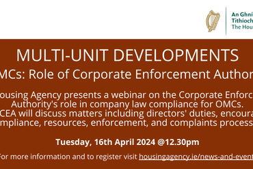 Webinar: Owners’ Management Companies and the role of the Corporate Enforcement Authority