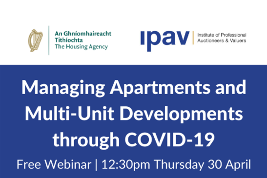 Webinar: Managing Apartments & Multi-Unit Developments through COVID-19