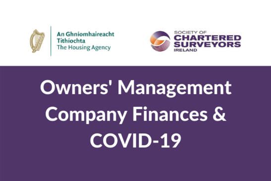 Watch: Owners' Management Company Finances & COVID-19