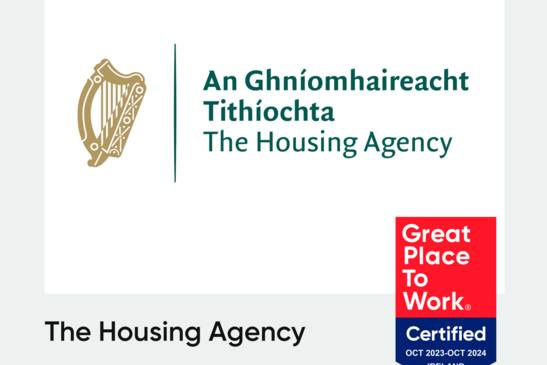 The Housing Agency is certified as a Great Place to Work®