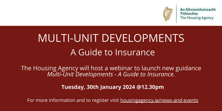 Webinar: Launch of Multi-Unit Developments – A Guide to Insurance