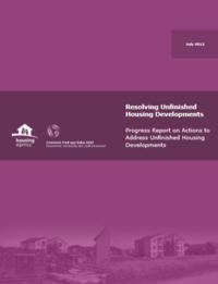Unfinished Housing Developments: Progress Report 2012