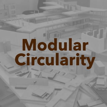 wooden models in an architecture school