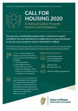 Call for Housing flyer 2