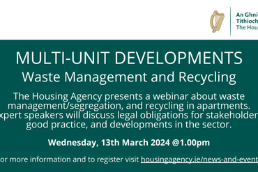 Webinar: Multi-Unit Developments - Waste Management and Recycling