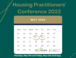 Annual Housing Practitioners' Conference to be held in Limerick 11th & 12th May 