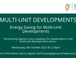 Webinar: Energy Saving for Multi-Unit Developments