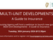 Webinar: Launch of Multi-Unit Developments – A Guide to Insurance