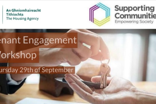 Tenant Engagement Workshop for housing professionals, 29 September