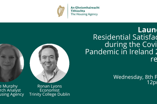Launch of Residential Satisfaction during the Covid-19 Pandemic in Ireland 2020 research report 