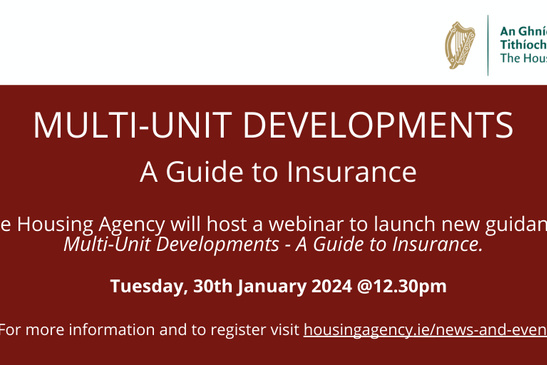 Webinar: Launch of Multi-Unit Developments – A Guide to Insurance