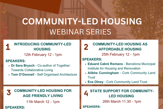 Community-Led Housing Webinar Series 