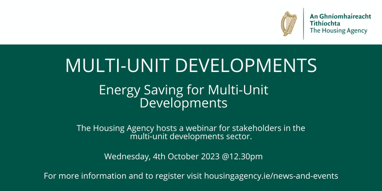 Webinar: Energy Saving for Multi-Unit Developments