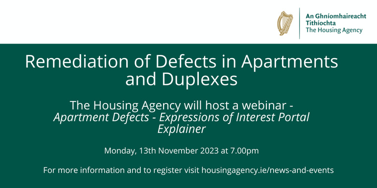 Webinar: Apartment Defects - Expressions of Interest Portal Explainer