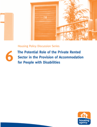 The Potential Role of the Private Rented Sector in the Provision of Accommodation for Pepope with Disabilities