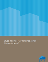 Students in the Private Rented Sector: What are the issues?