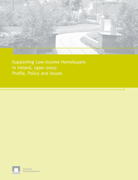 Supporting Low-income Homebuyers in Ireland, 1990–2003:
