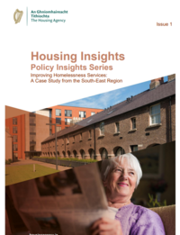 Policy Insights Series: Issue 1 - Homelessness in the South-East Region 