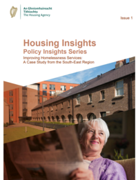 Policy Insights Series: Issue 1 - Homelessness in the South-East Region