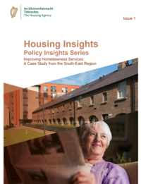  Policy Insights Series: Issue 1 - Homelessness in the South-East Region