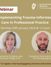 Webinar: Implementing Trauma Informed Care in Professional Practice 