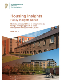 Policy Insight Series Issue 3 - Reducing turnaround times of empty homes by taking a strategic approach to asset management in Fingal County Council