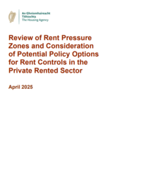 Review of Rent Pressure Zones Report