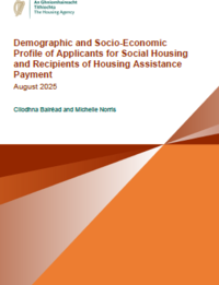 Demographic and Socio-Economic Profile of Applicants for Social Housing and Recipients of Housing Assistance Payment
